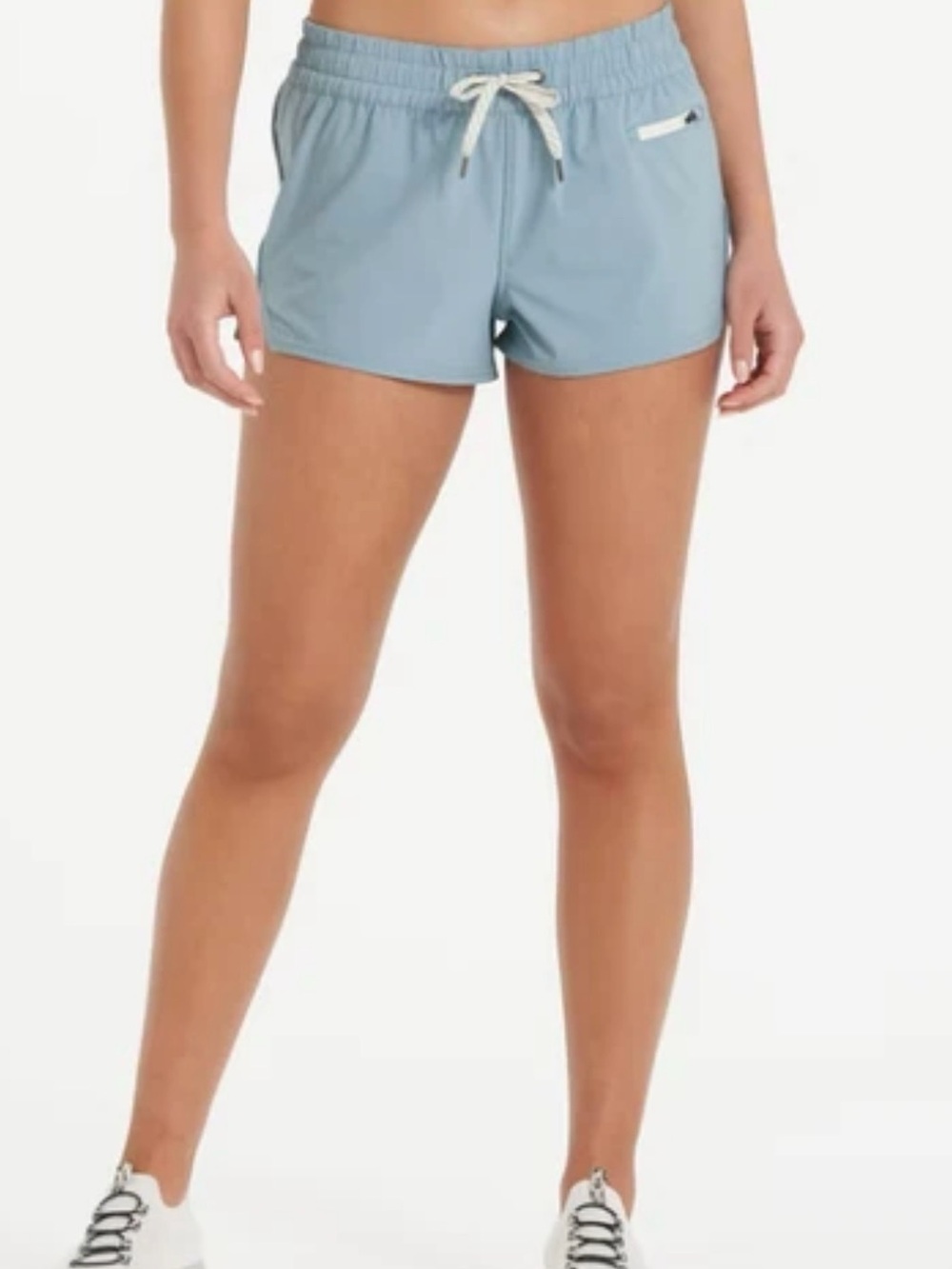 Vuori Sky Blue Women's Athletic Running Shorts